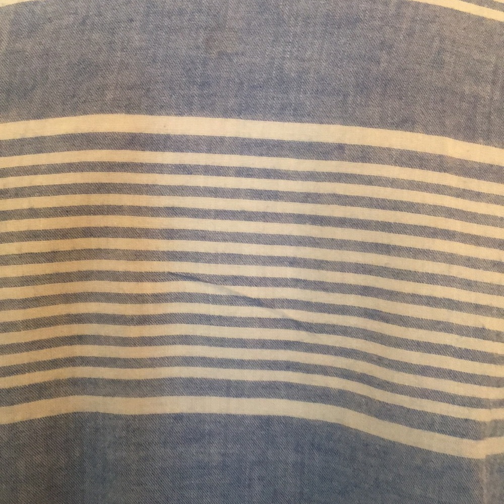 Lilli’s Closet Striped Buttondown Blouse - Picture 10 of 13
